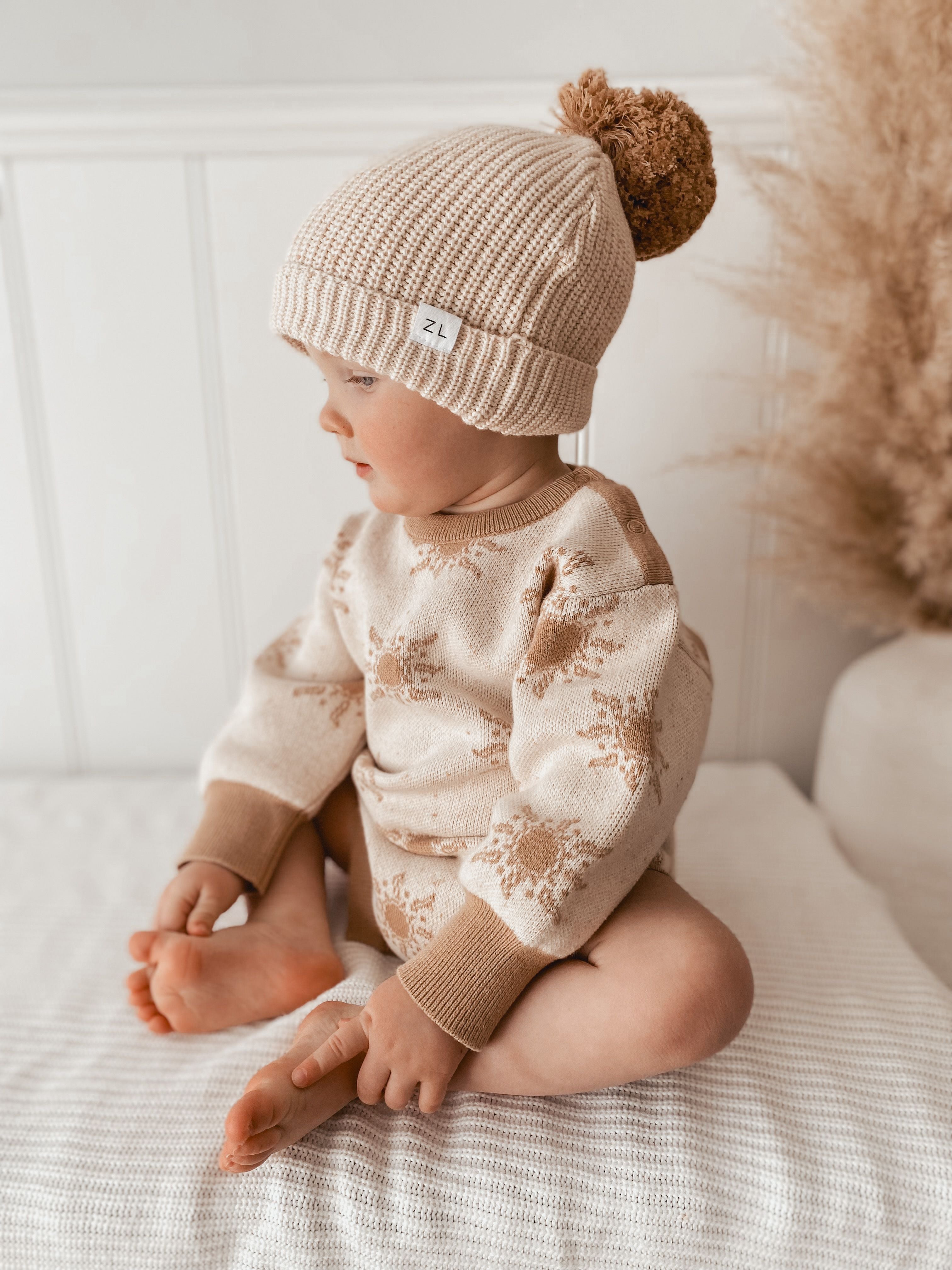 Ziggy Lou Beanie - Biscotti Fleck