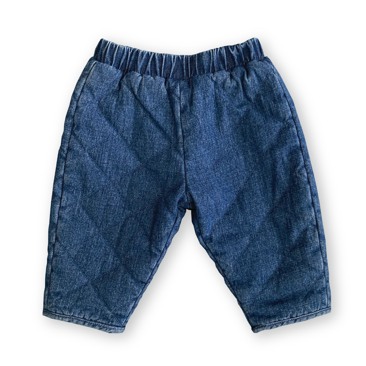 Grown Quilted Hemp Denim Pants - Denim